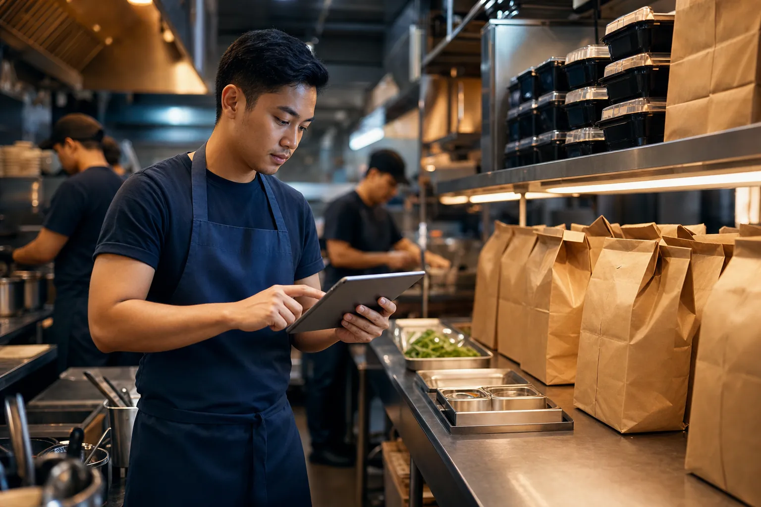 Dapur cloud kitchen menyatukan pesanan online lewat TableOne