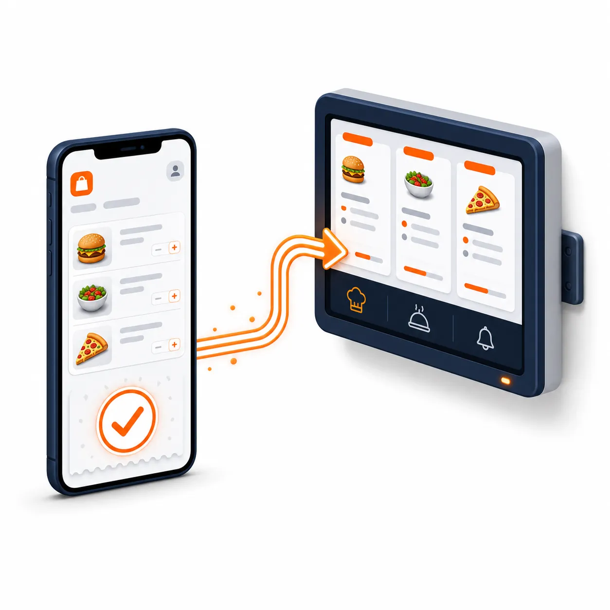 Web order dibayar, langsung ke dapur